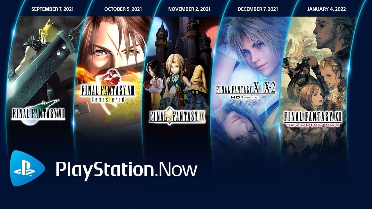 PlayStation Now Adds Final Fantasy games