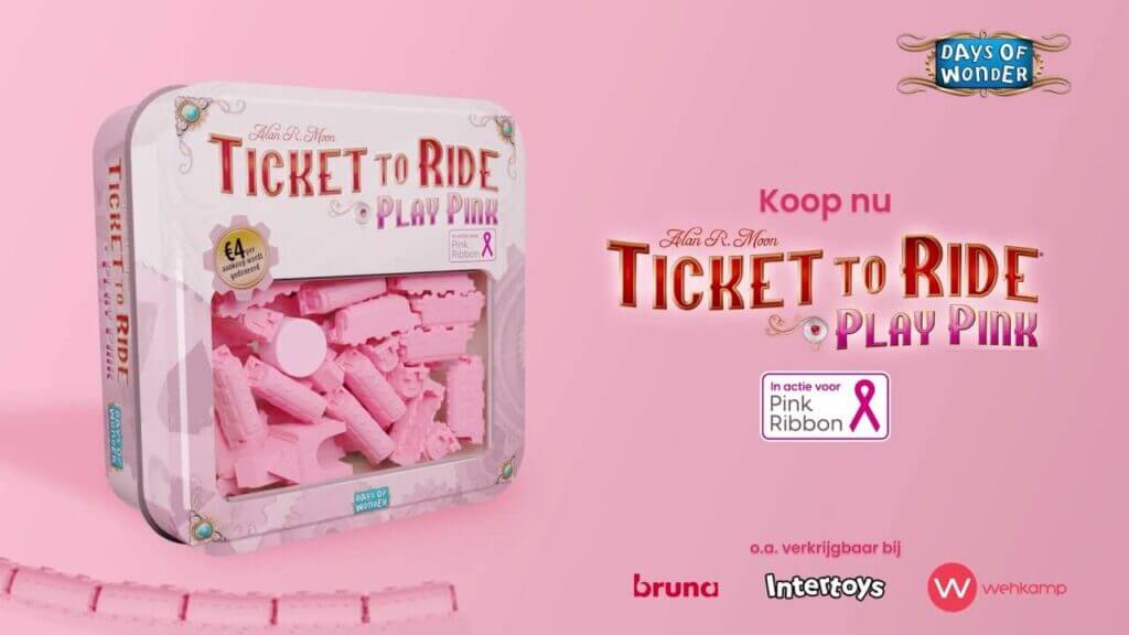 Play Pink with Ticket To Ride