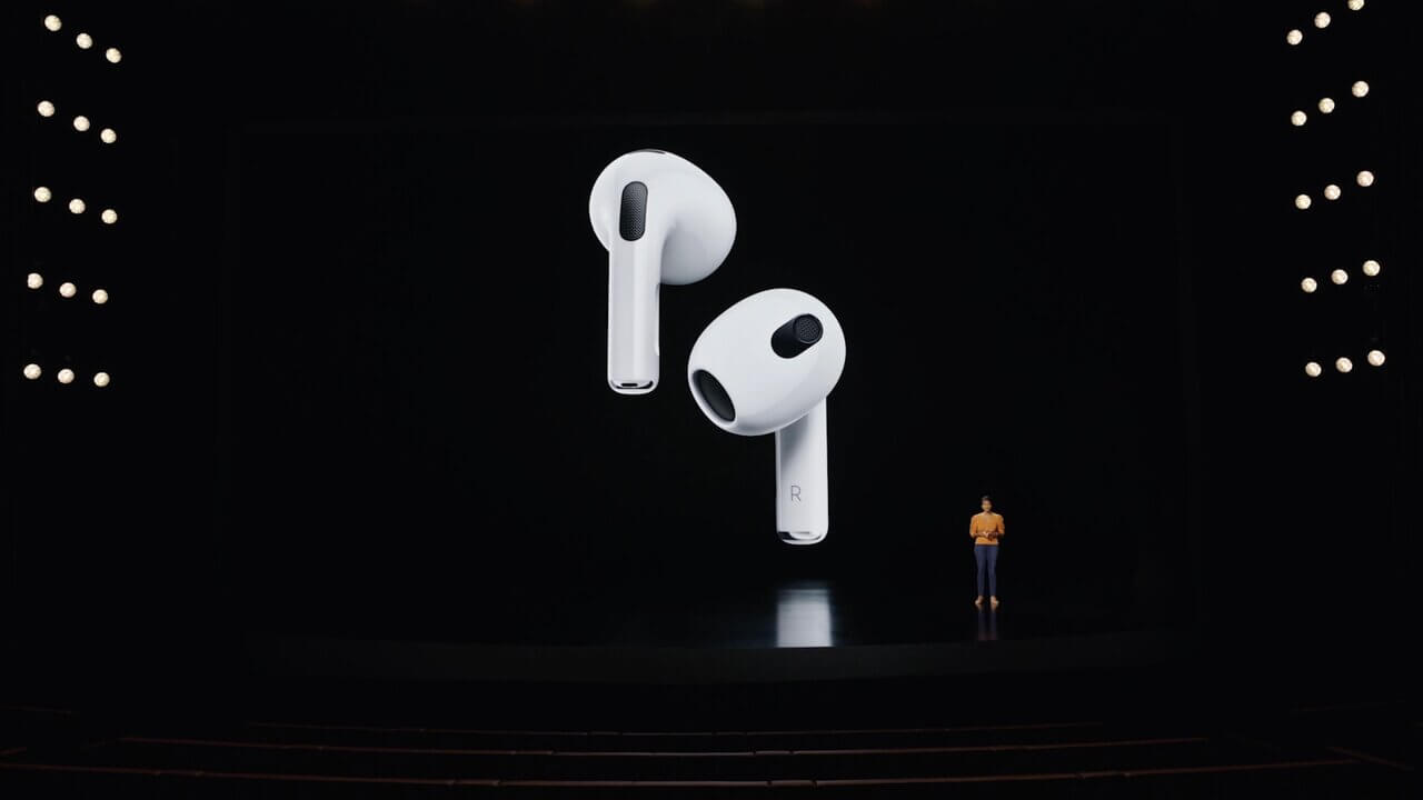 Airpods 3 announced at October 18 Unleashed event