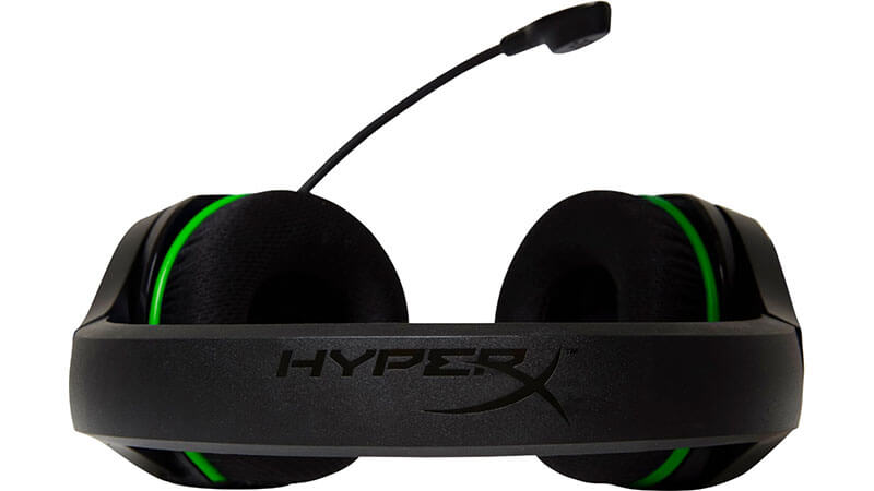 Top of HyperX headset