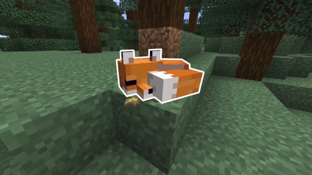 minecraft tame fox