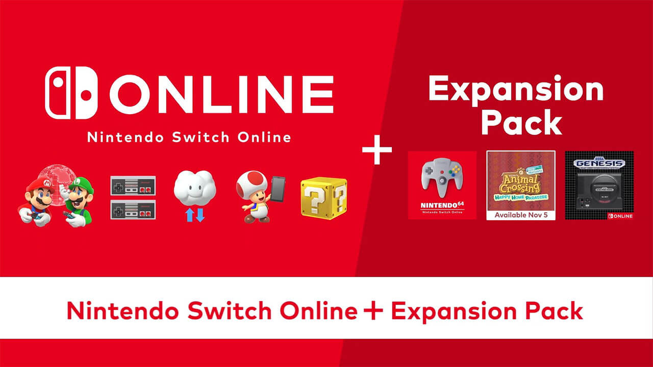 Nintendo Switch Online Expansion Pack price details