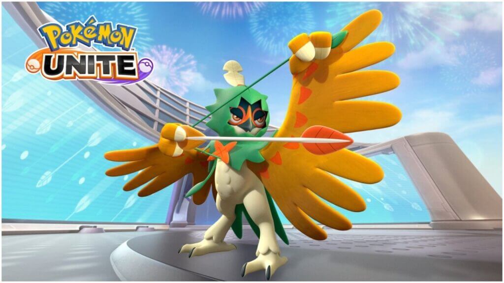 Decidueye Pokémon Unite Official Render