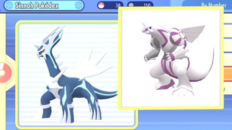 Sinnoh Pokédex and National Pokédex in Pokémon Brilliant Diamond and Shining  Pearl