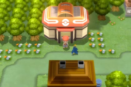 The player approaches the location of the Defog technique in Pokemon Pearl and Diamond