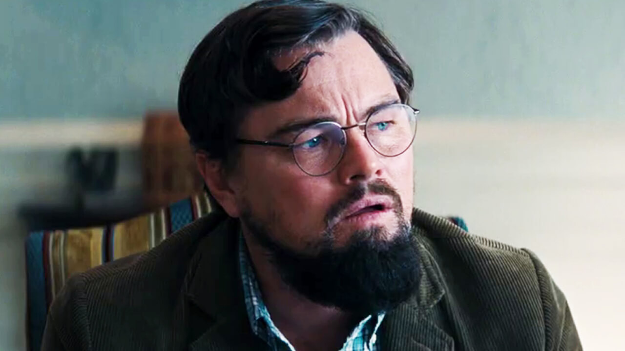Leonardo DiCaprio looking confused in Don't Look Up