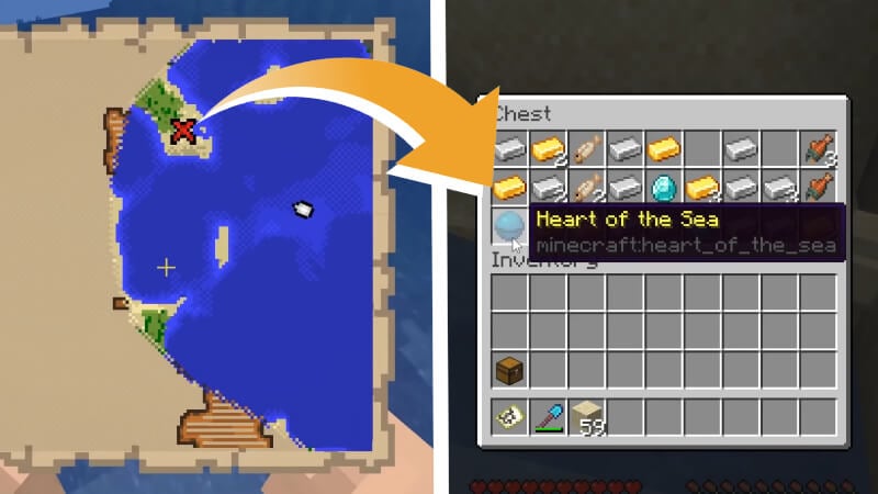 Minecraft: How to Get and Use a Heart of the Sea