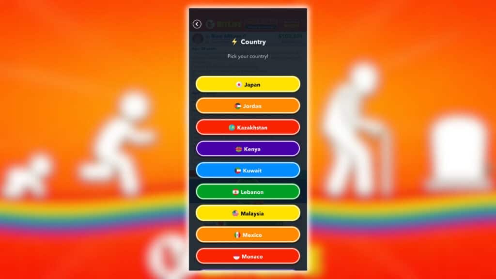 royal countries bitlife
