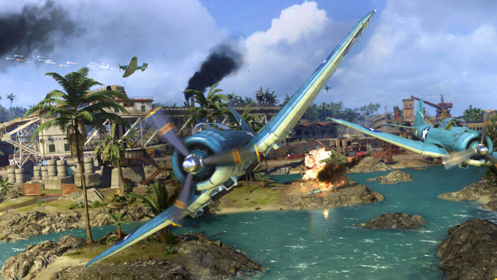 Call of Duty Warzone Pacific Fighter Plane