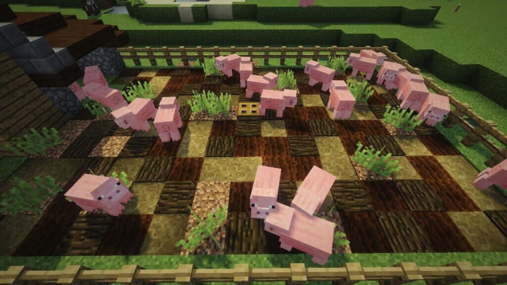 Minecraft Breed Pigs