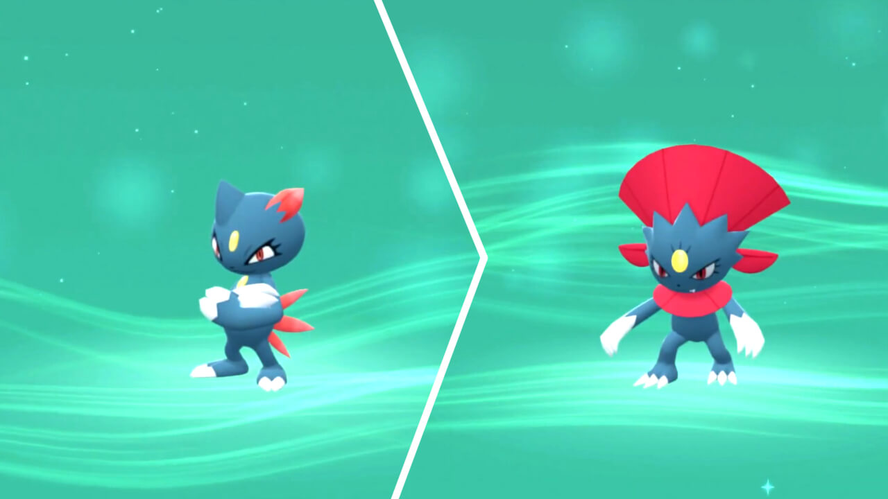 sneasel and weavile shiny