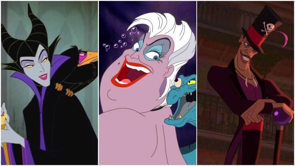 Disney Villain Collage - Featuring Maleficent, Ursula and Dr. Facilier