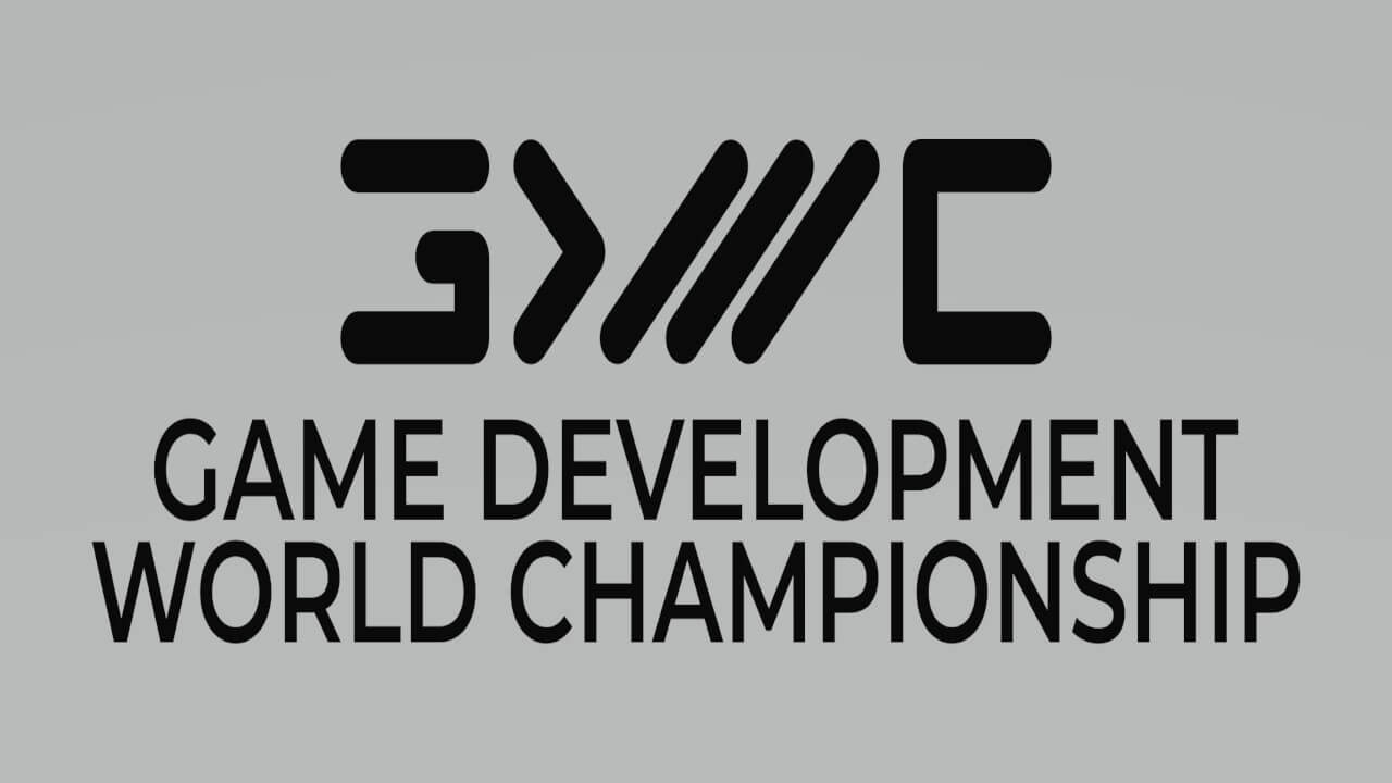 Game Development World Championship logo on grey background, Game Development Championship awards