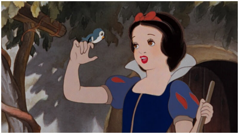 Screenshot of Snow White from the Original Snow White and the Seven Dwarfs 