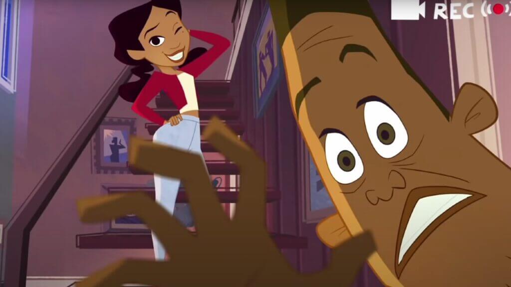 Snapshot of Penny and Oscar Proud in The Proud Family Louder and Prouder trailer