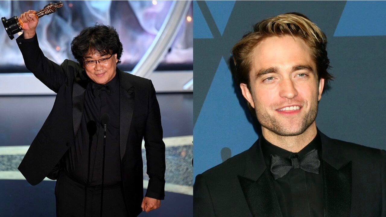 Bong Joon-ho (left) is working on a new film that will star Robert Pattison (right).