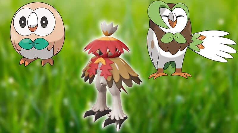 Pokémon Legends Arceus: Grass Starter and Final Evolution