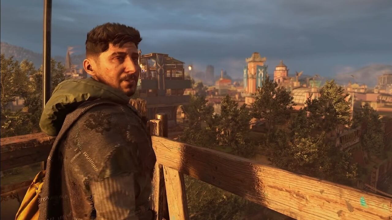 Dying Light 2 Hakon Looking at The City