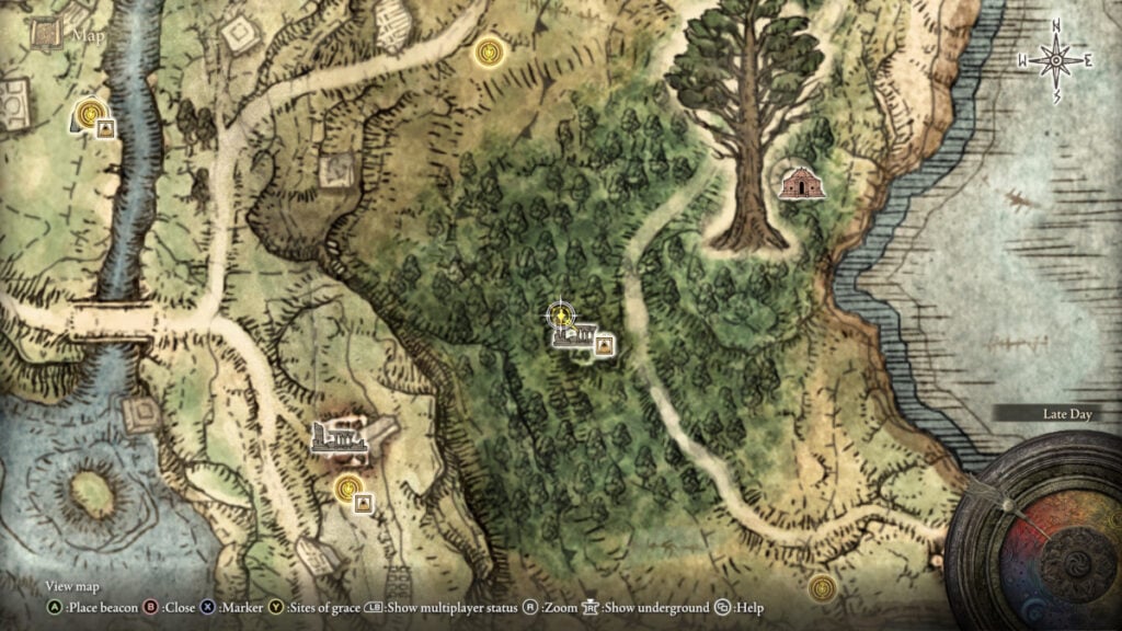 Elden Ring Blaidd Questline Mistwood Map