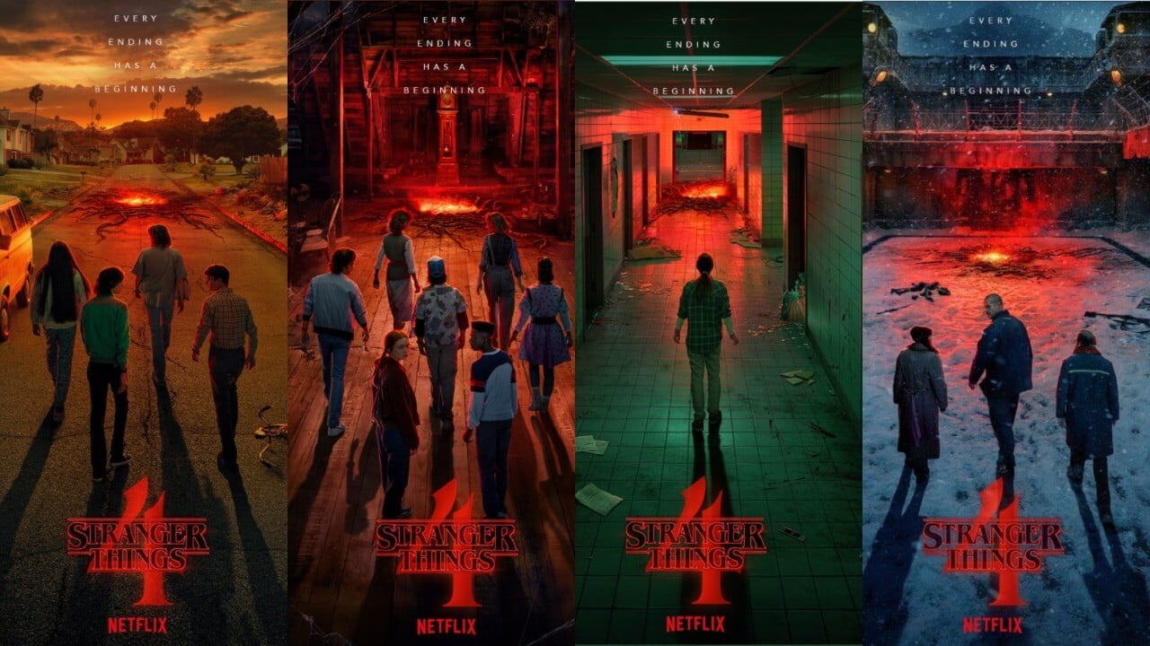 New posters for Stranger Things season 4