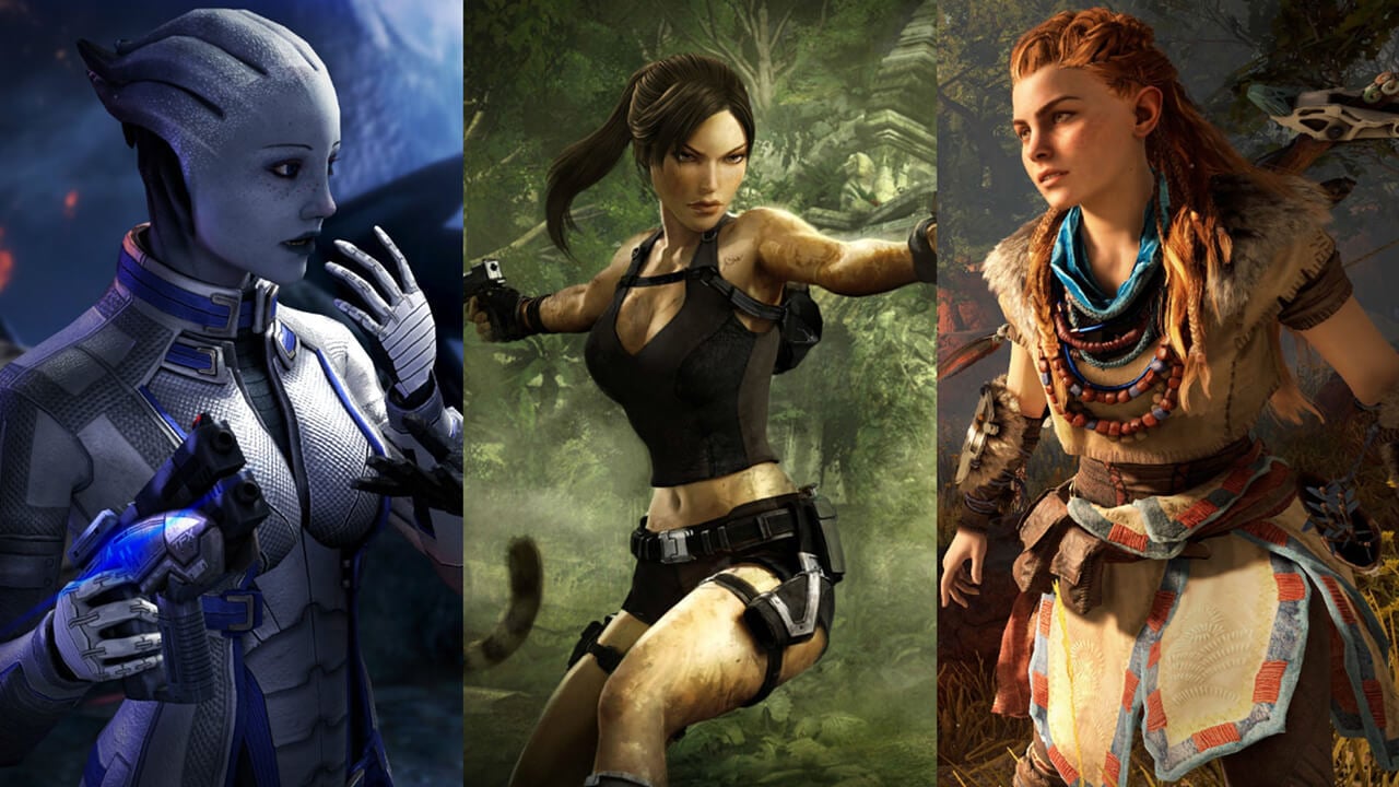 female gaming protagonists, female lead characters