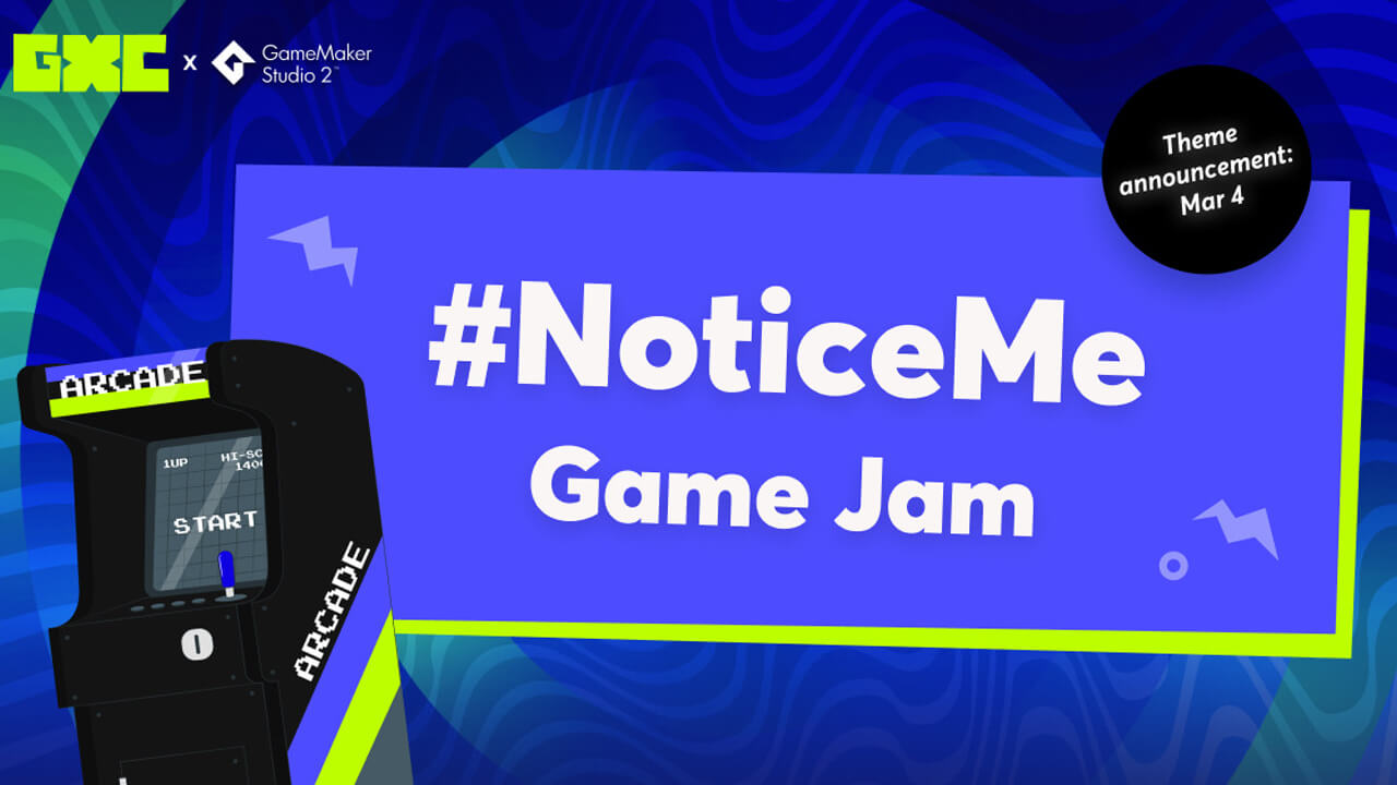 #NoticeMe Game Jam announcement