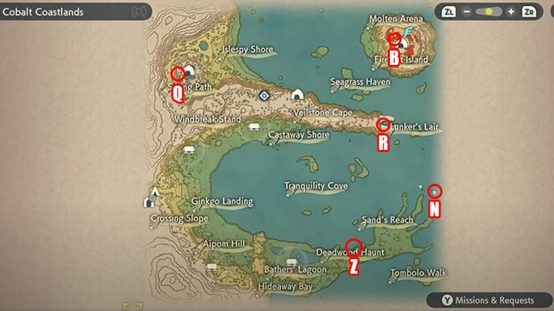 Unown Locations - Pokémon Legends: Arceus