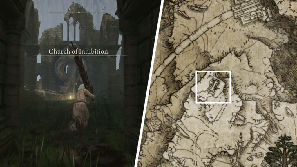 Elden Ring Church of Inhibition Location Guide