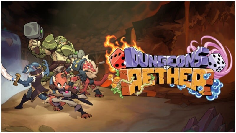 Dungeons of Aether Official Trailer Logo and Release Date Announcement - Character Vignette
