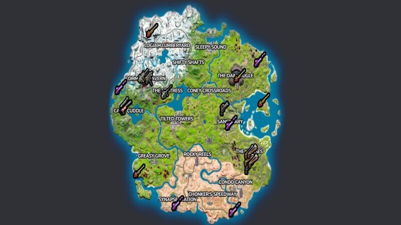 Where to find thermal weapon in Fortnite and Huntmaster Saber location