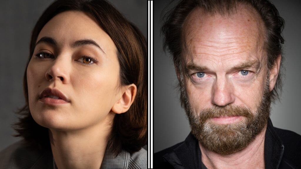 Matrix Actors Jessica Henwick and Hugo Weaving star in Director Kitty Green's 'The Royal Hotel'