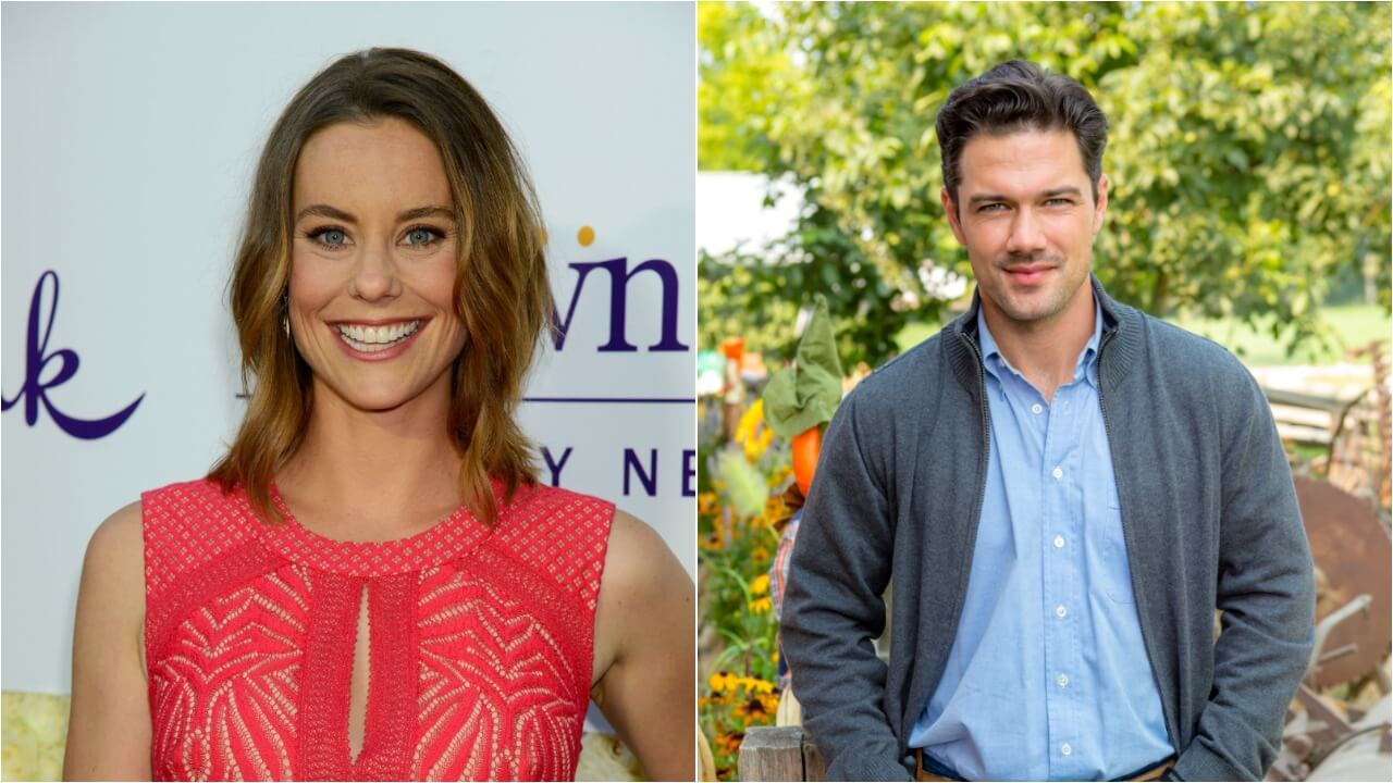 Ashley Williams (left) and Ryan Paevey (right) to star in Hallmark's "Two Tickets to Paradise"