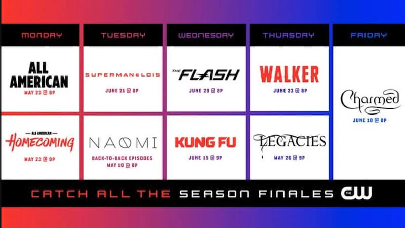 The CW Finales