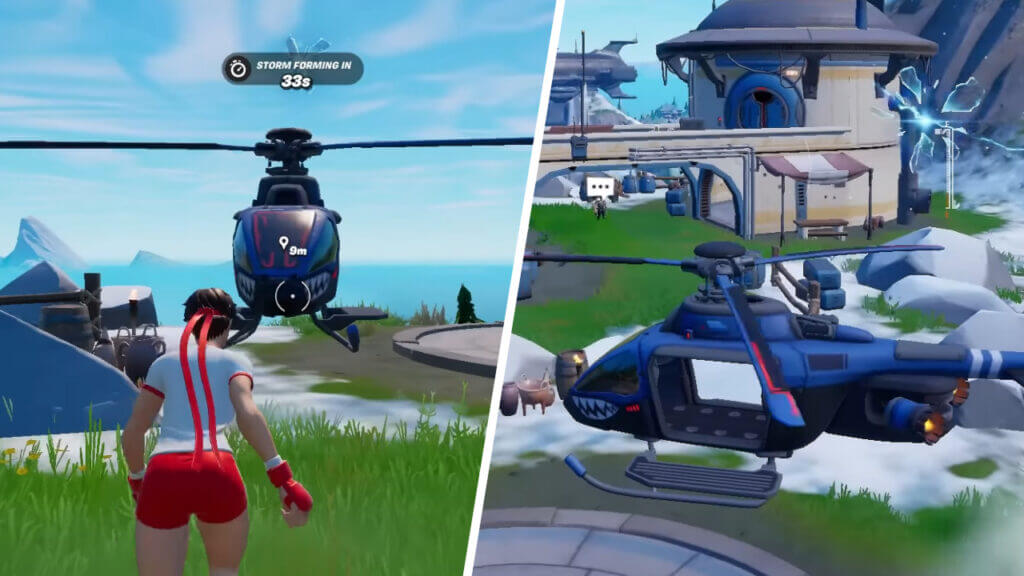 Fortnite Where to Find all Choppa Helicopters