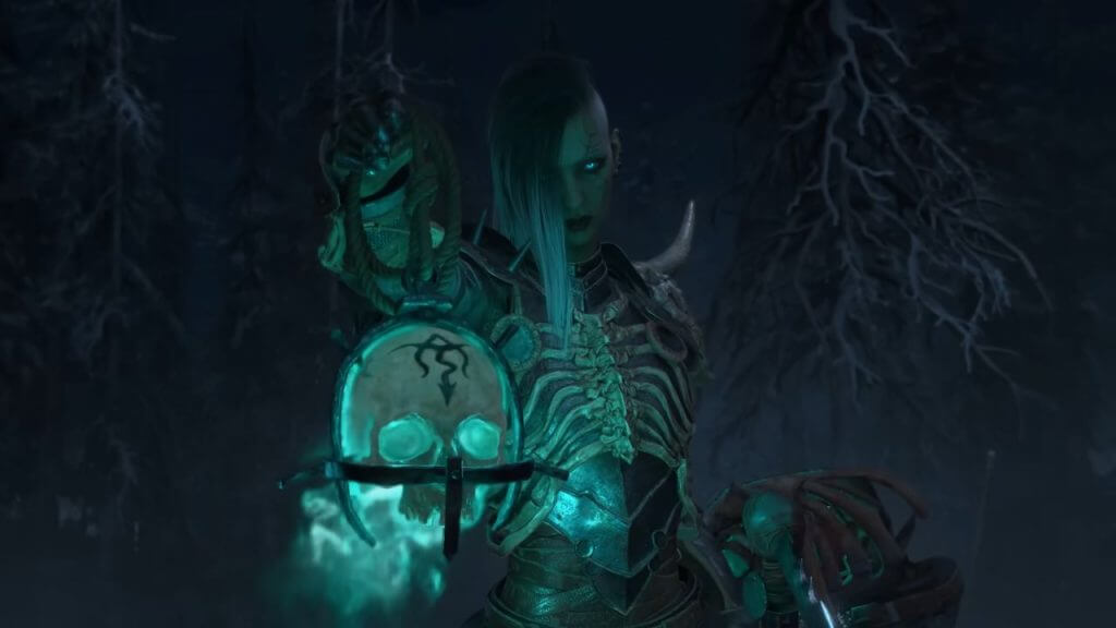 Diablo IV title artwork with Lilith, Diablo IV, Blizzard game