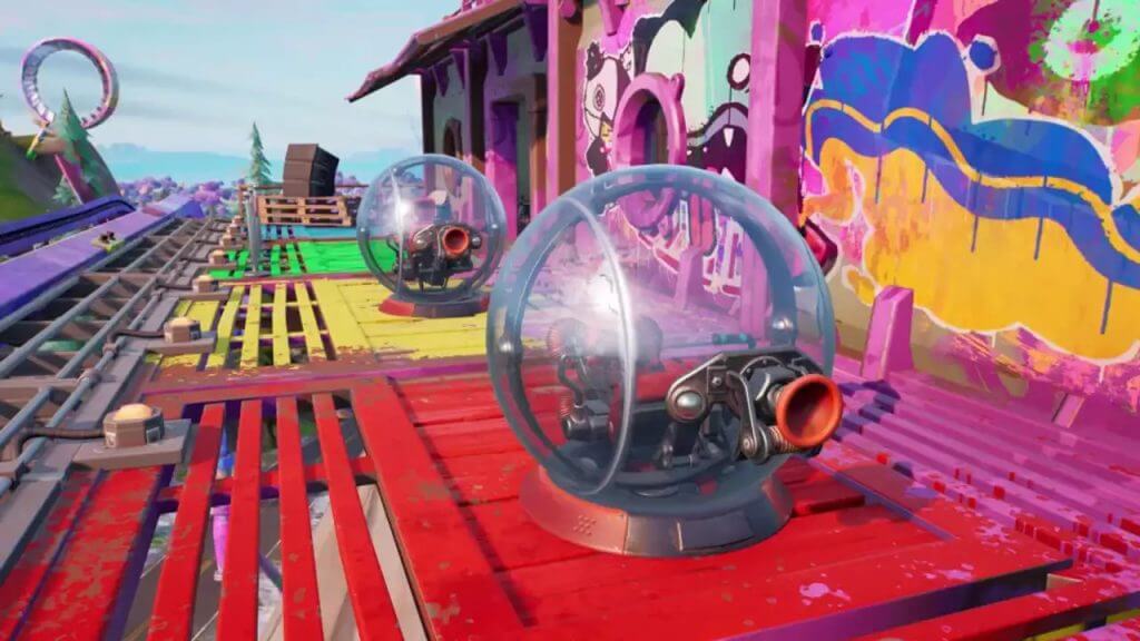 Fortnite How to Enter a Wind Tunnel in a Baller at The Screwballer