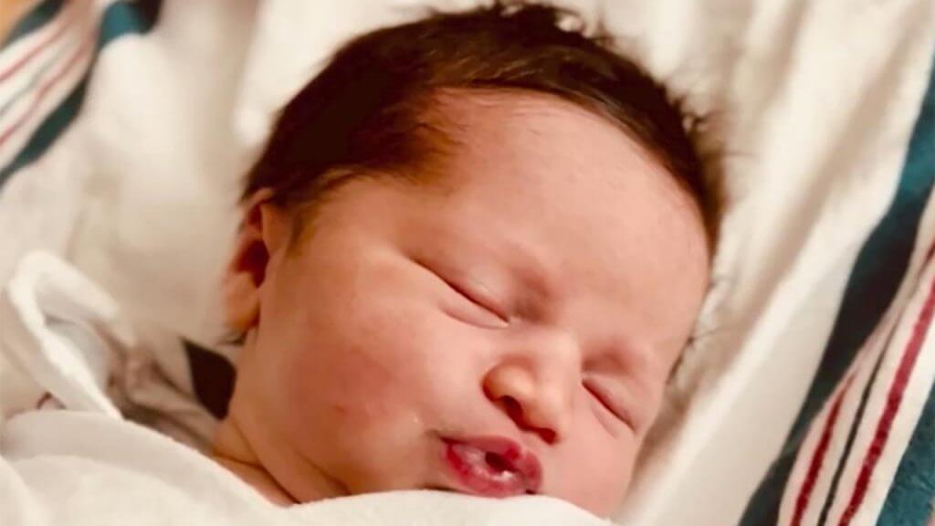 Jordan Fisher's Newborn son Riley, Ellie Woods