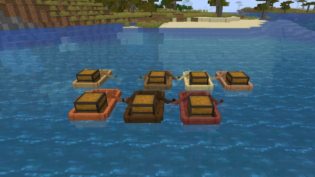 Minecraft Chest Boat