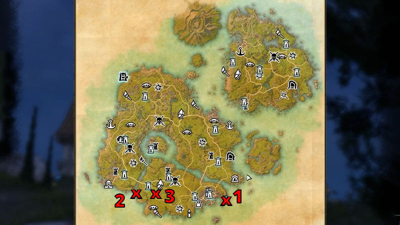 The Elder Scrolls Online All Treasure Map Locations High Isle