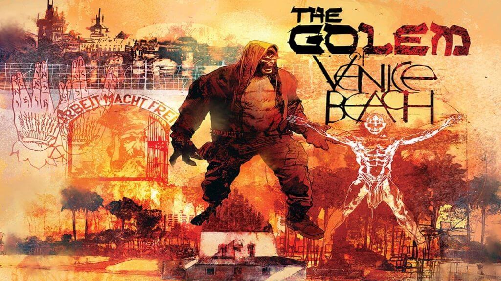 The Golem of Venice Beach cover, graphic novel
