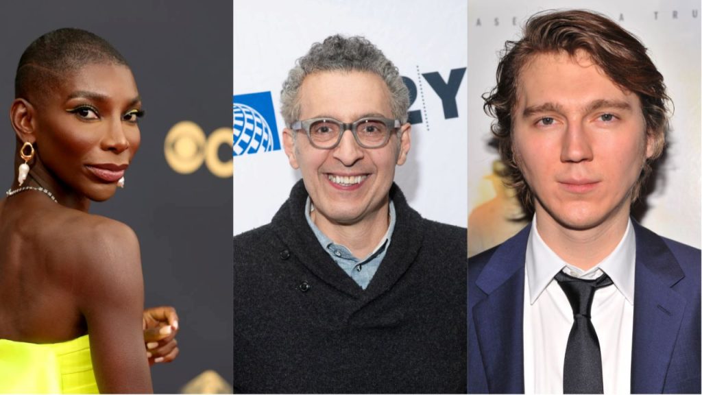 (L-R) Michaela Coel, John Turturro, and Paul Dano join cast of Amazon Studios 'Mr. and Mrs. Smith' reboot