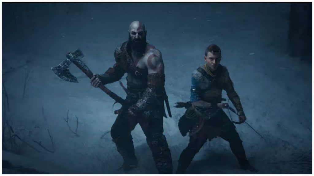 God of War Ragnarok Release Date Trailer Screenshot - Kratos and Atreus