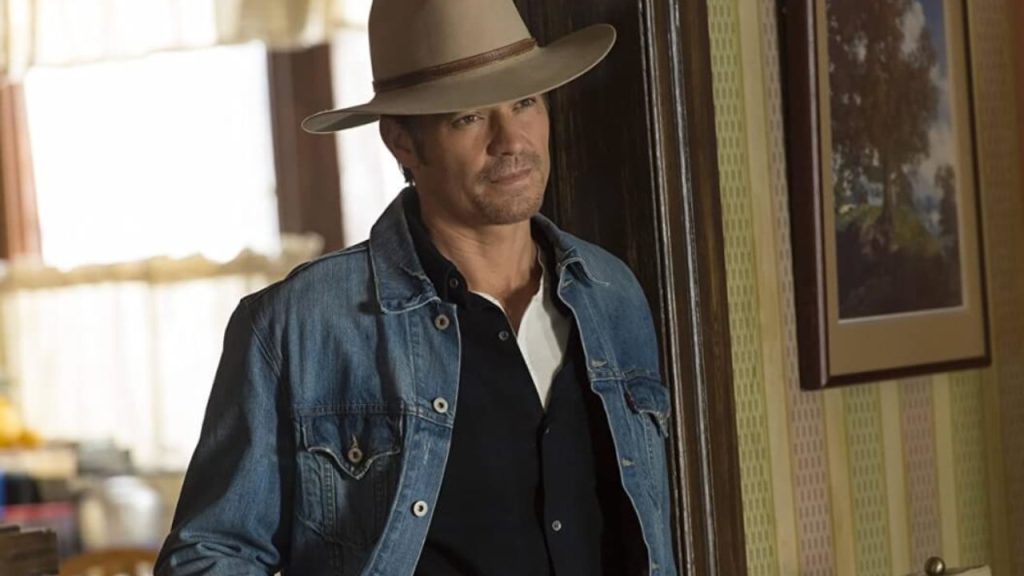 Justified: City Primeval production gunfight
