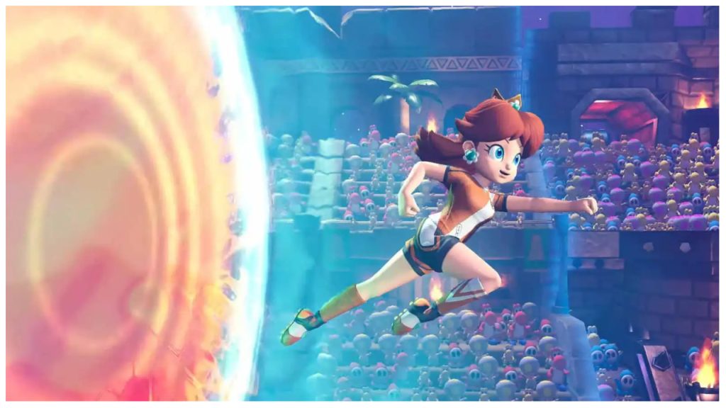 Mario Strikers Battle League Free Update Trailer Screenshot Daisy