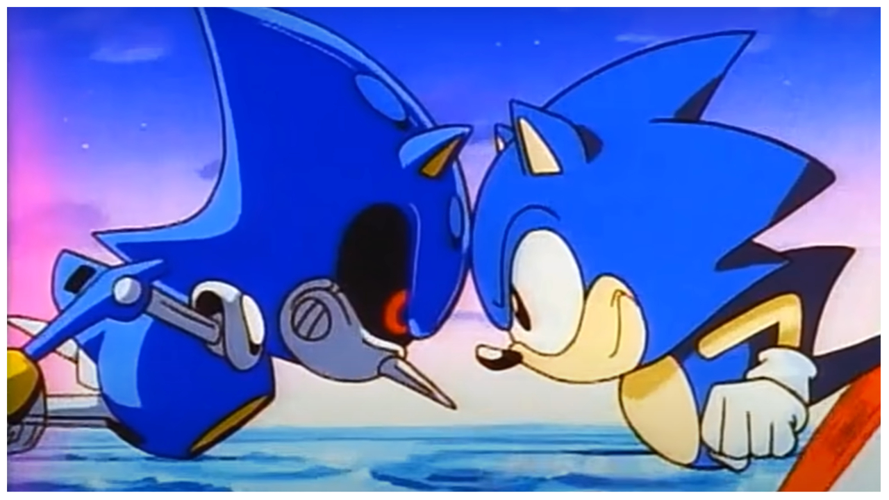 Sonic X Sonic vs OVA Sonic.