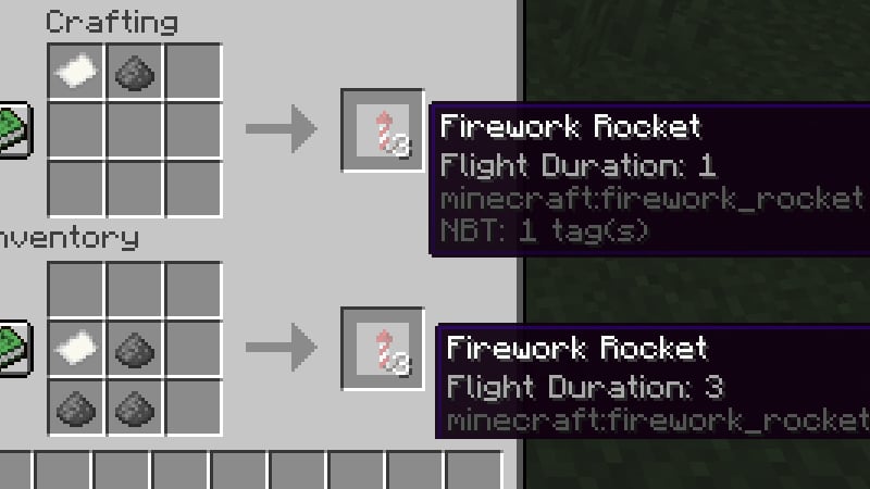 Minecraft Craft Firework