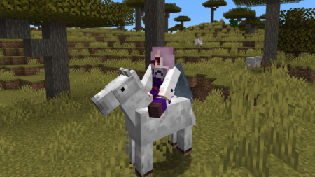 Taming a Horse in Minecraft