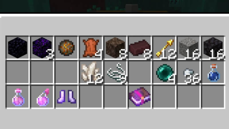 Bartering with Piglins in Minecraft