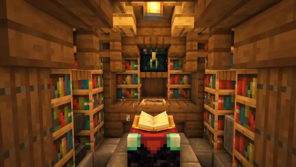 How to make a Bookshelf in Minecraft