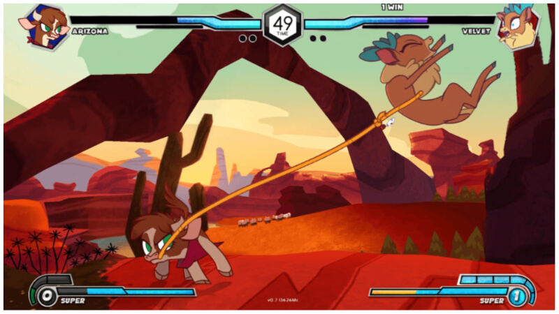 Them's Fightin' Herds In Game Battle Screenshot